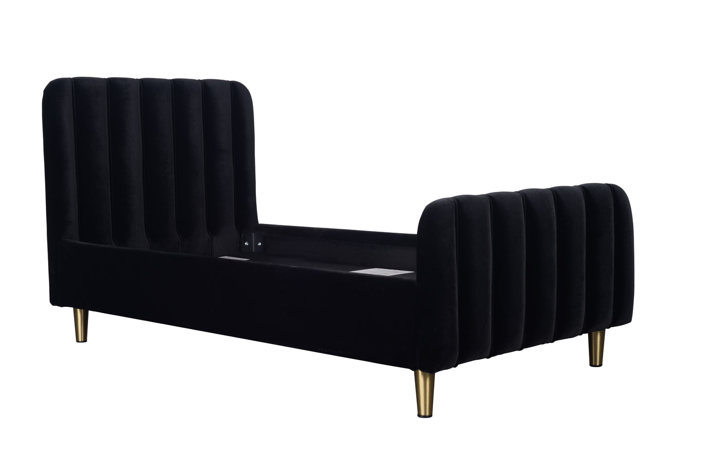 Obaby Gatsby Toddler Bed -Velvet Black 140 x 70