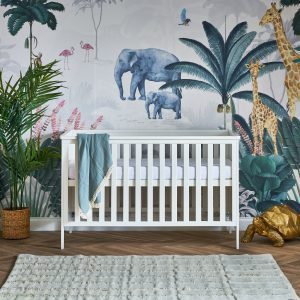 Obaby Evie Cot Bed - White 140 x 70