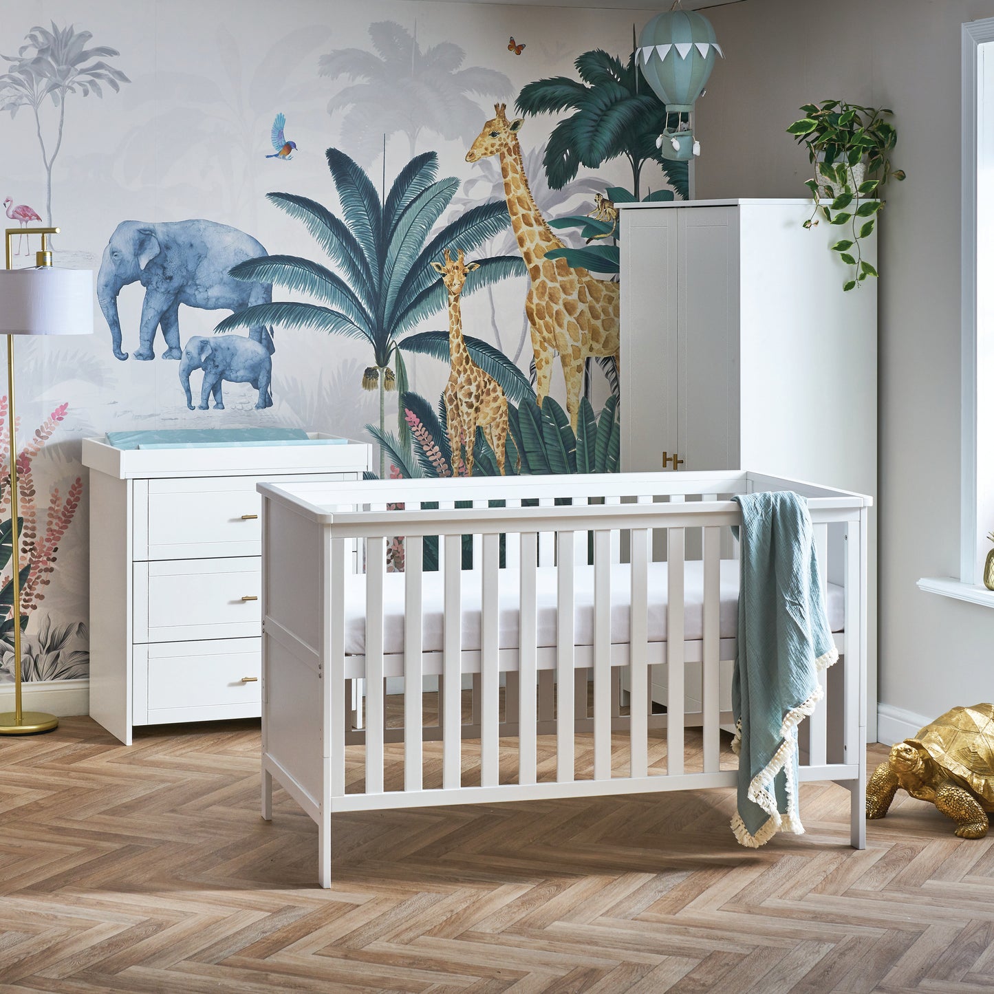 Obaby Evie 3 Piece Room Set - White 140 x 70