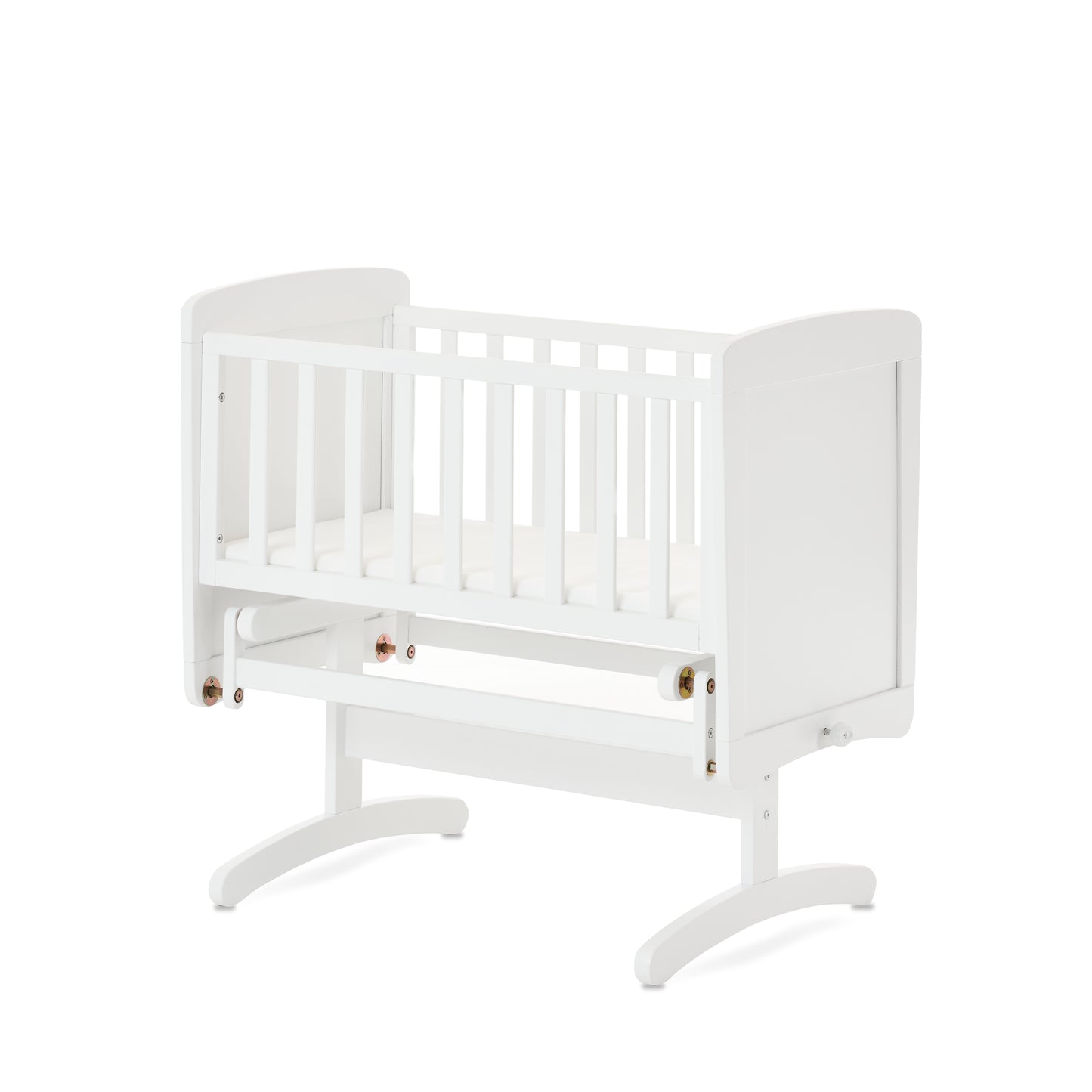 Obaby Gliding Crib and Mattress - White