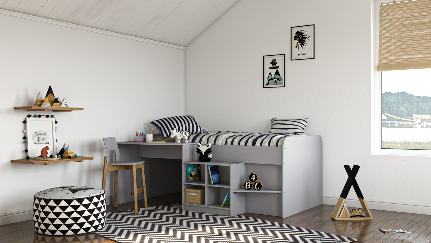 Kidsaw Pilot Cabin Bed - Grey