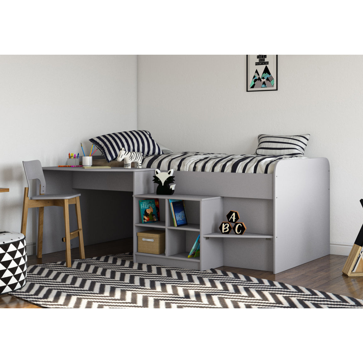 Kidsaw Pilot Cabin Bed - Grey