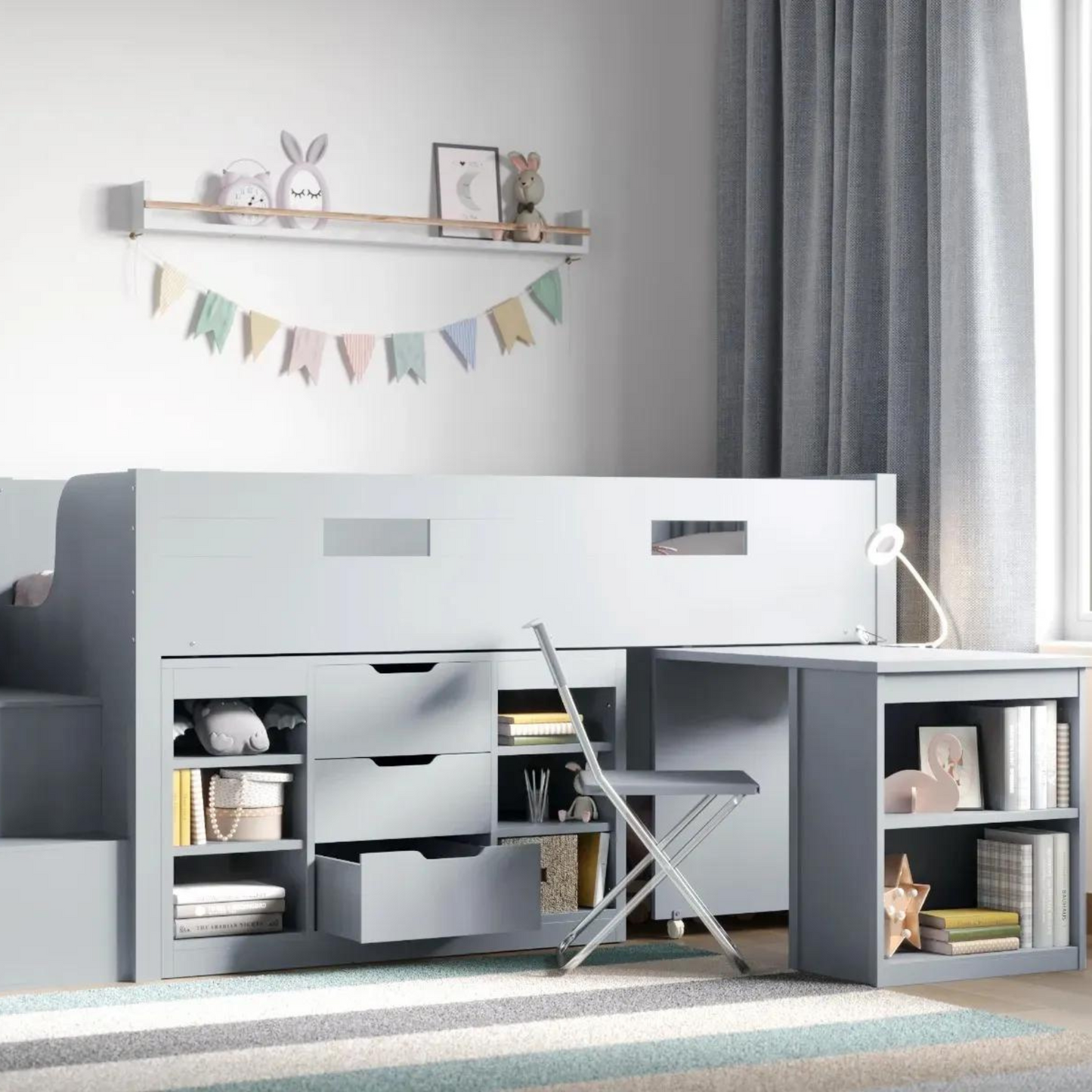 Flair Charlie Mid Sleeper Cabin Bed Set