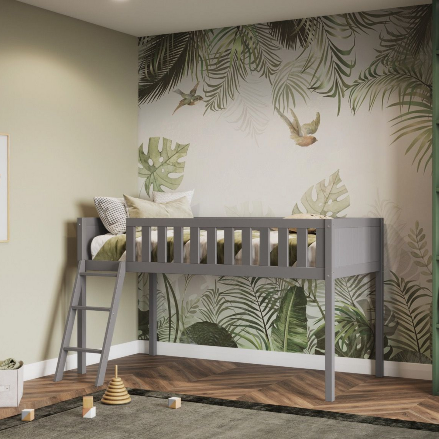 Flair Bea Shorty Midsleeper Wooden Cabin Bed