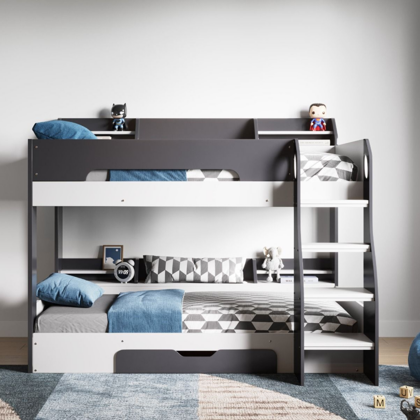 Flair Flick Bunk Bed - Grey