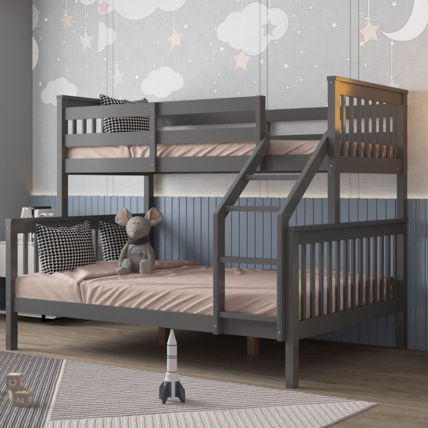 Flair Wooden Zoom Triple Bunk Bed