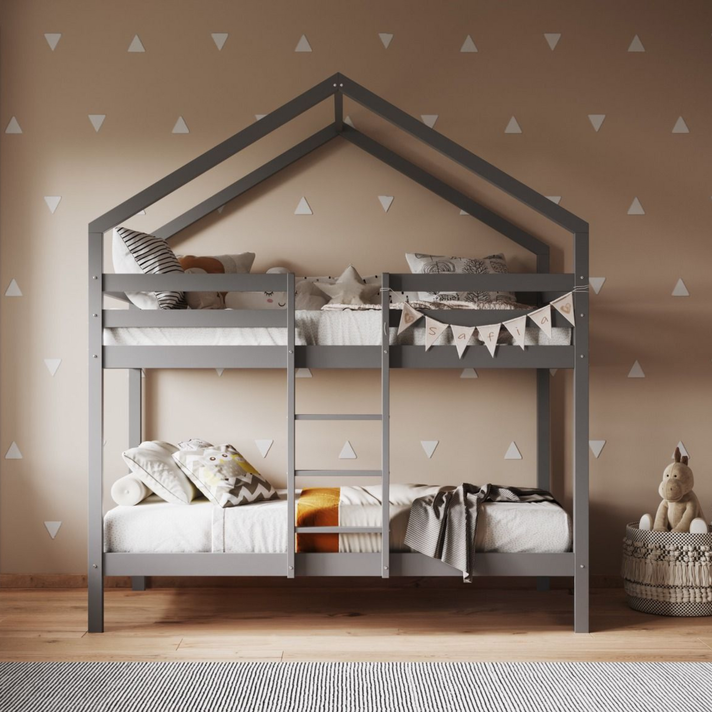 Flair Nest House Bunk Bed with Optional Storage