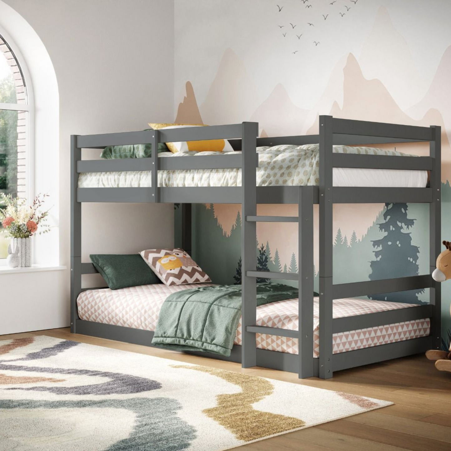 Flair Shasha Low Shorty Wooden Bunk Bed