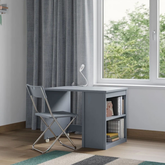 Flair Charlie Pull Out Desk Grey