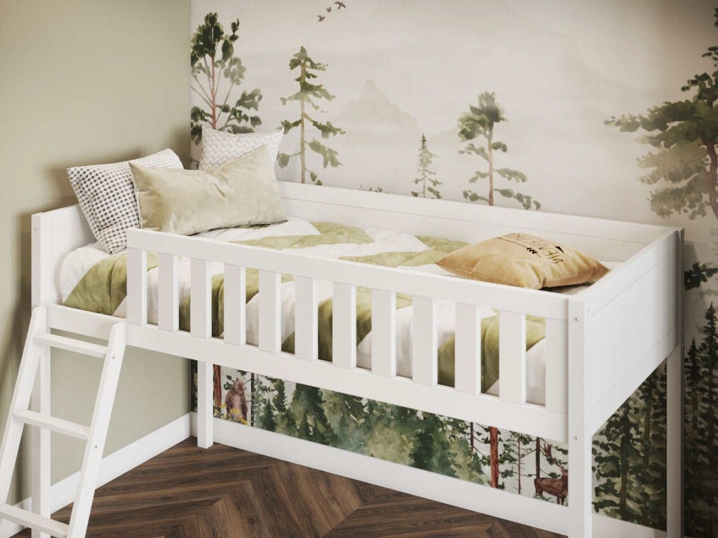 Flair Bea Midsleeper Wooden Cabin Bed