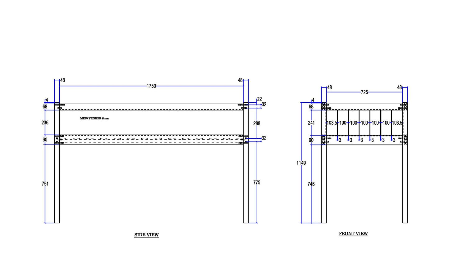 Flair Bea Shorty Midsleeper Wooden Cabin Bed