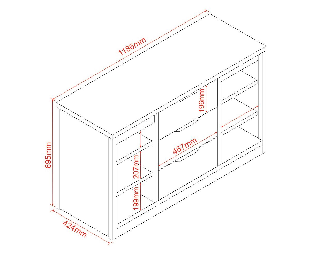 Flair Charlie Drawer Unit