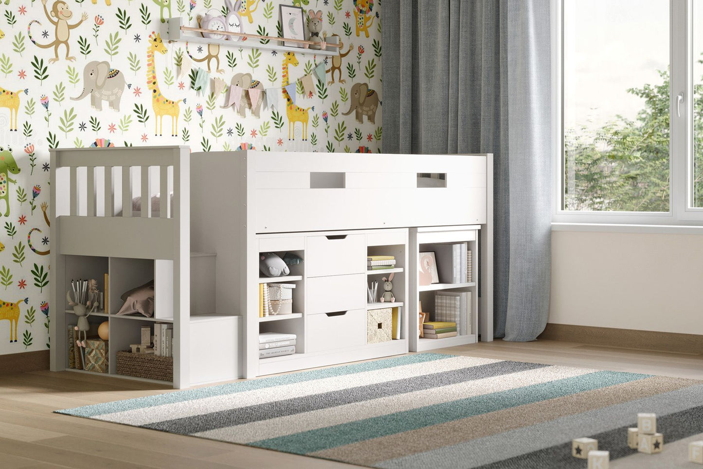 Flair Charlie Mid Sleeper Cabin Bed Set