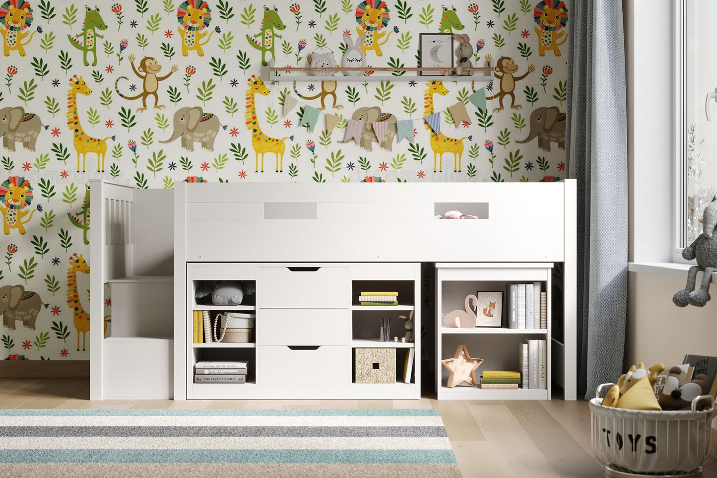 Flair Charlie Mid Sleeper Cabin Bed Set