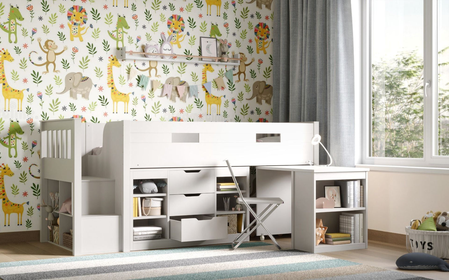 Flair Charlie Mid Sleeper Cabin Bed Set
