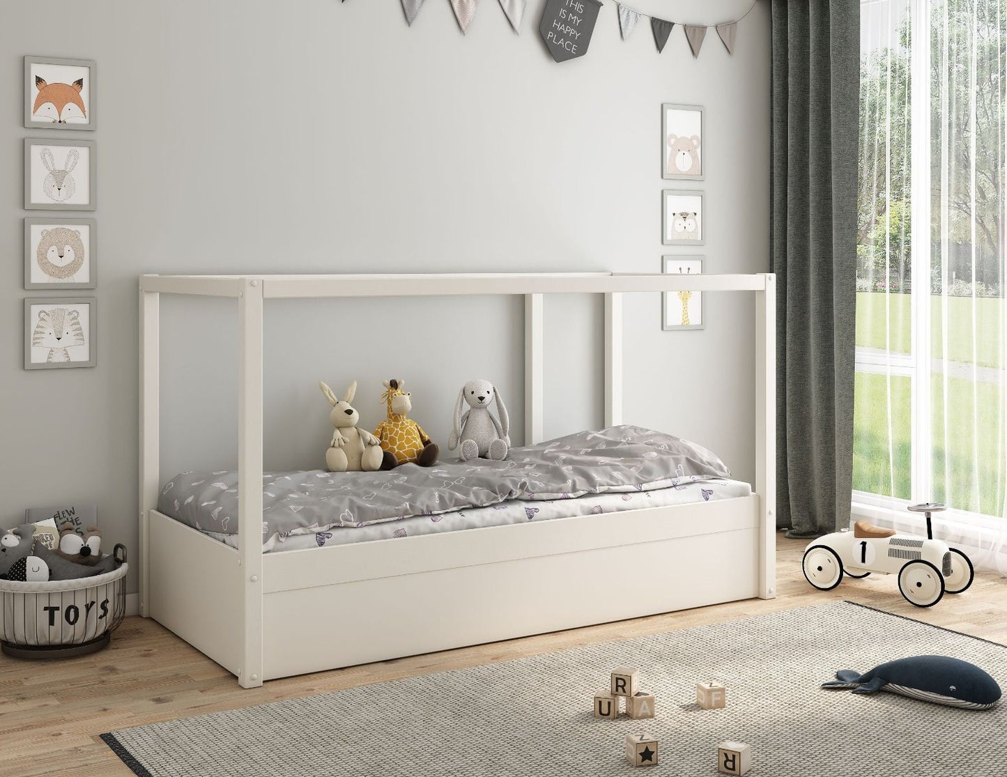 Noomi Emile Reversible Bed White (FSC CERTIFIED)