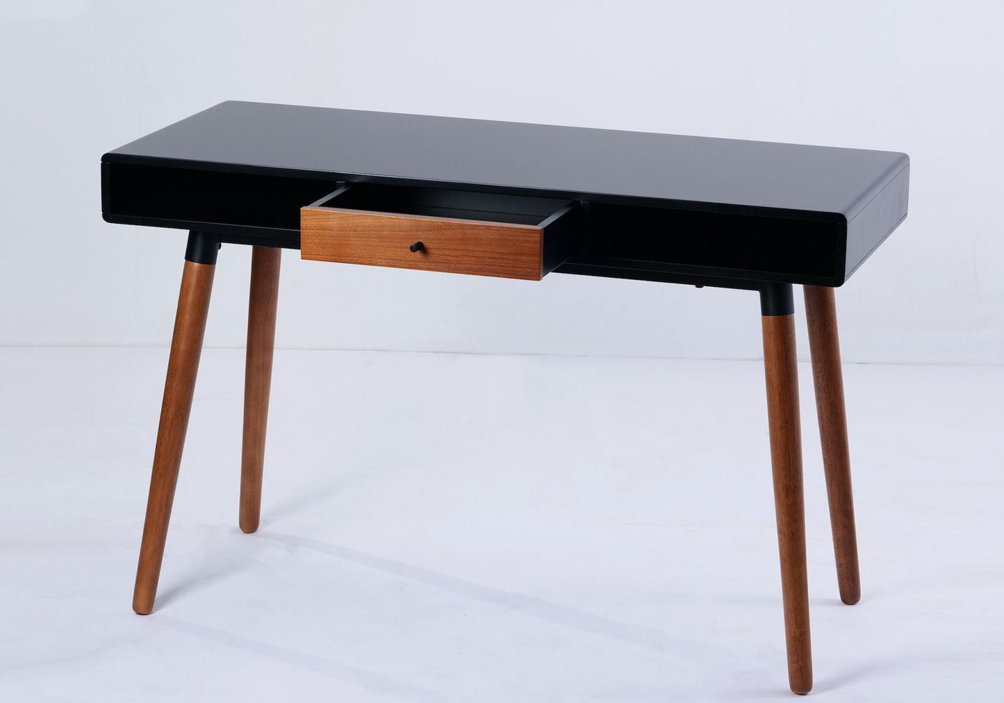 Flair Edelweiss Desk Walnut and Black (120x50)