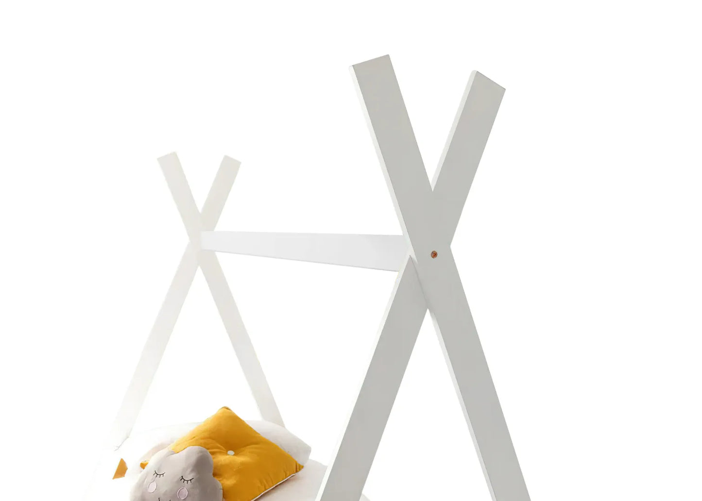 Flair Jessie Wood Tent Bed White with Optional Storage
