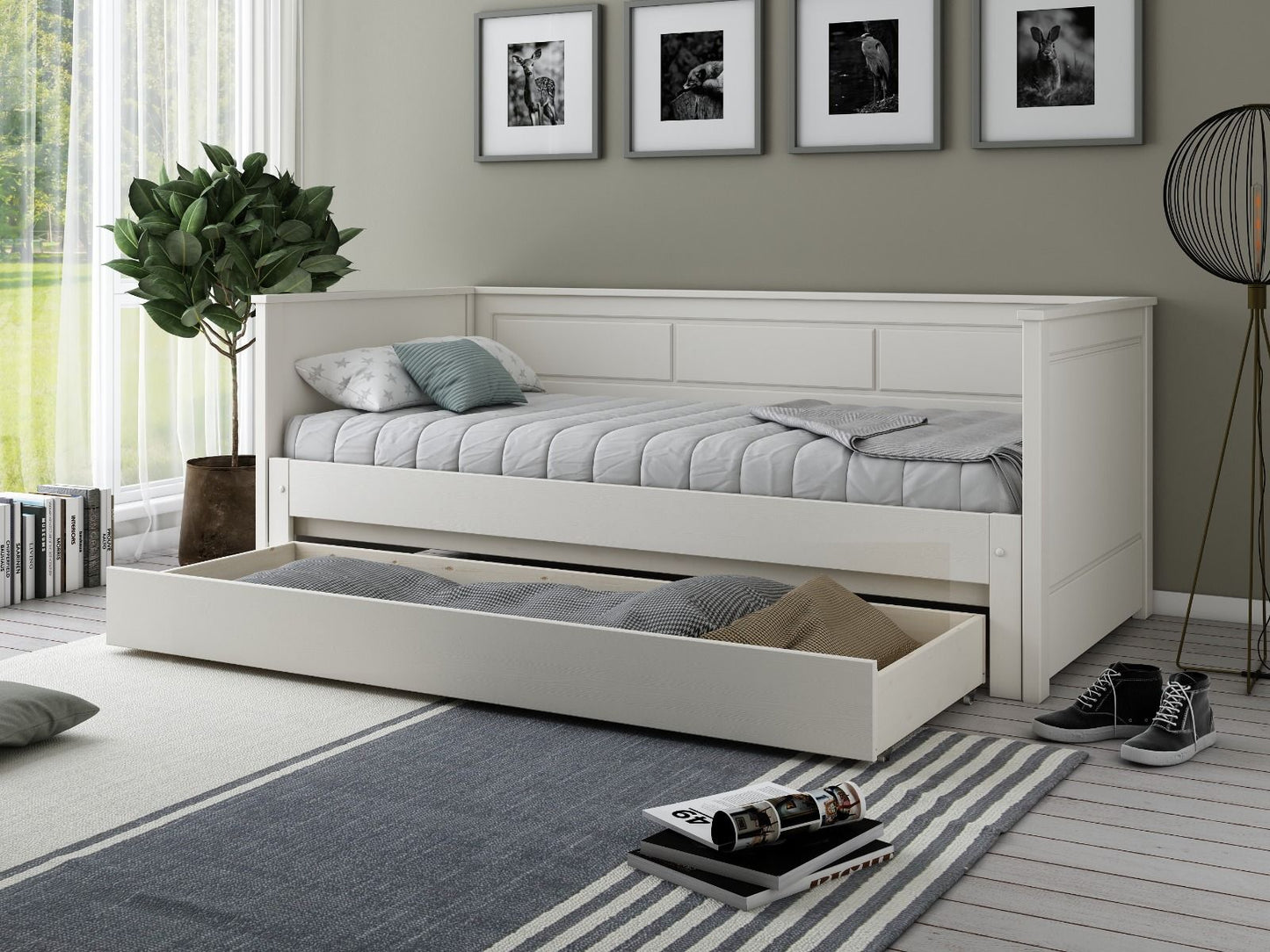Noomi Erika Solid Wood Guest Bed (FSC-CERTIFIED)