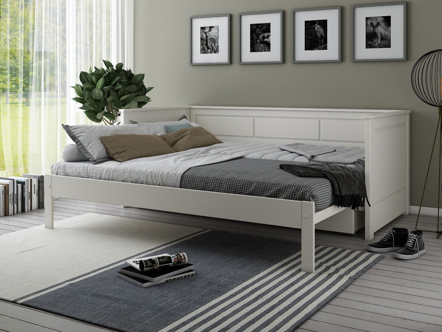 Noomi Erika Solid Wood Guest Bed (FSC-CERTIFIED)