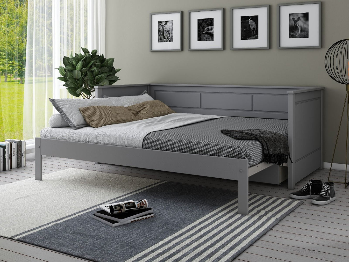 Noomi Erika Solid Wood Guest Bed (FSC-CERTIFIED)