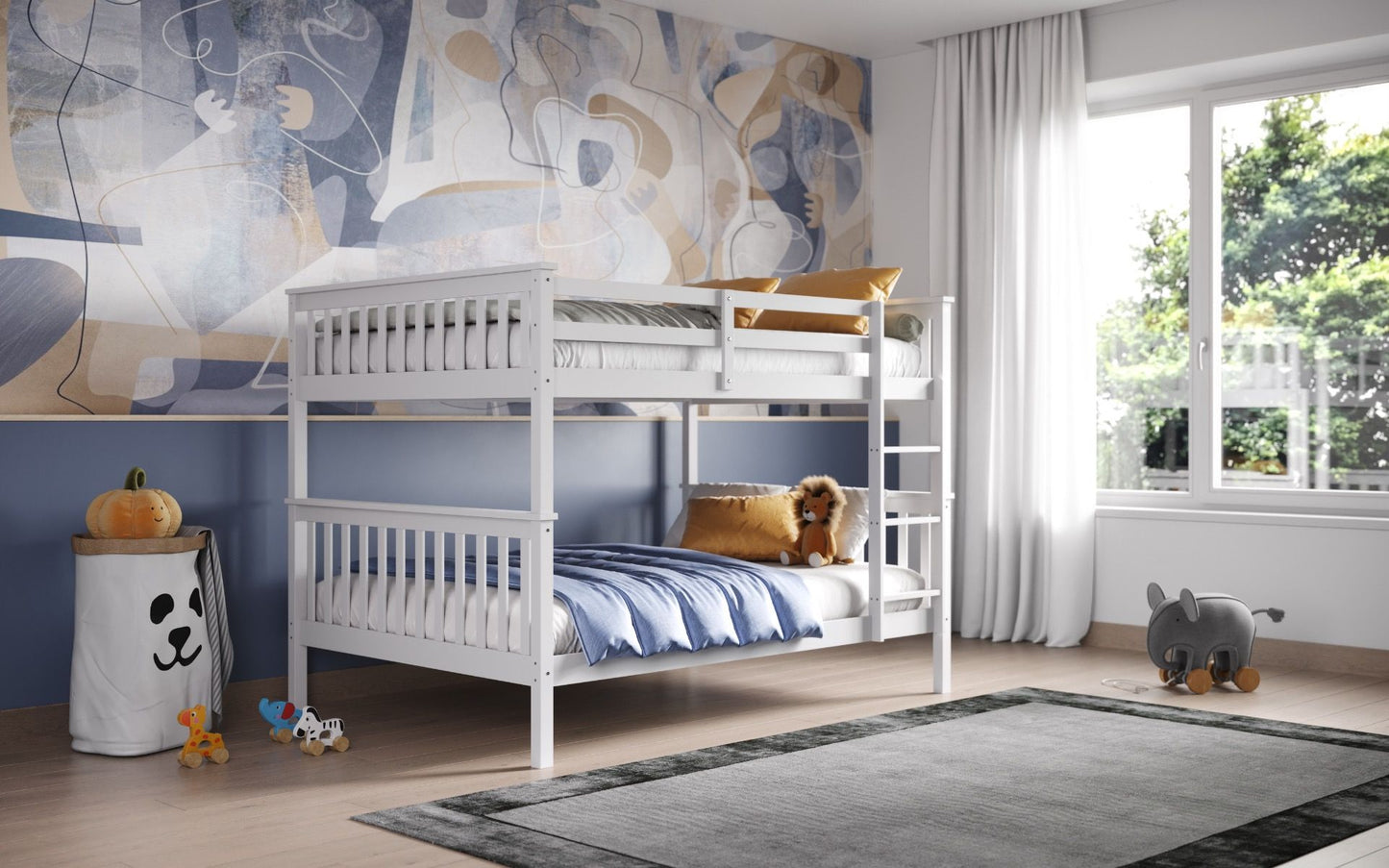 Flair Tetrad Detachable Small Double Bunk Bed