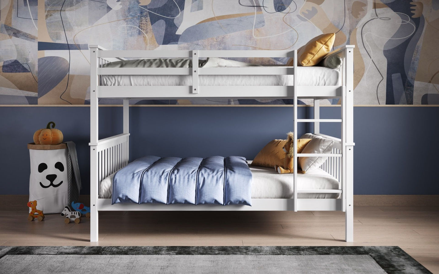 Flair Tetrad Detachable Small Double Bunk Bed