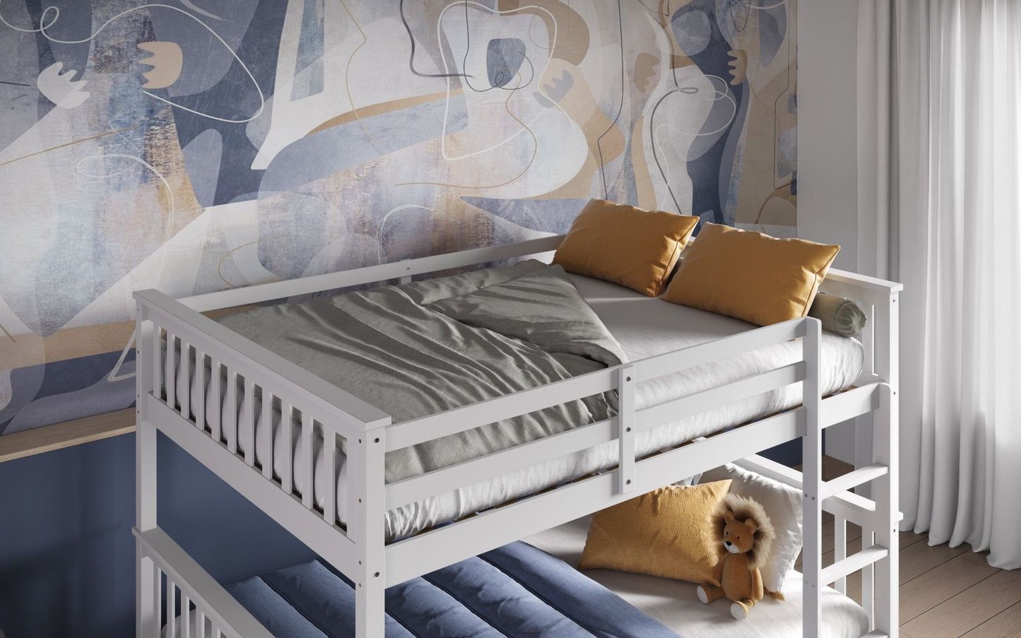 Flair Tetrad Detachable Small Double Bunk Bed