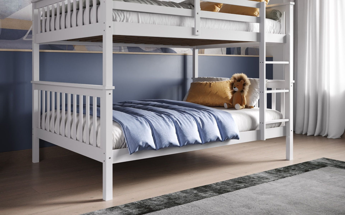Flair Tetrad Detachable Small Double Bunk Bed