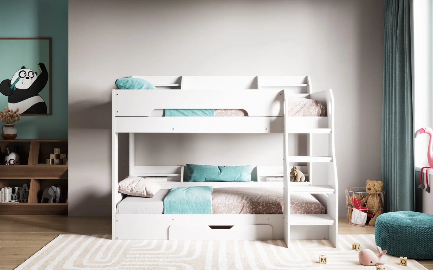 Flair Flick Bunk Bed - White