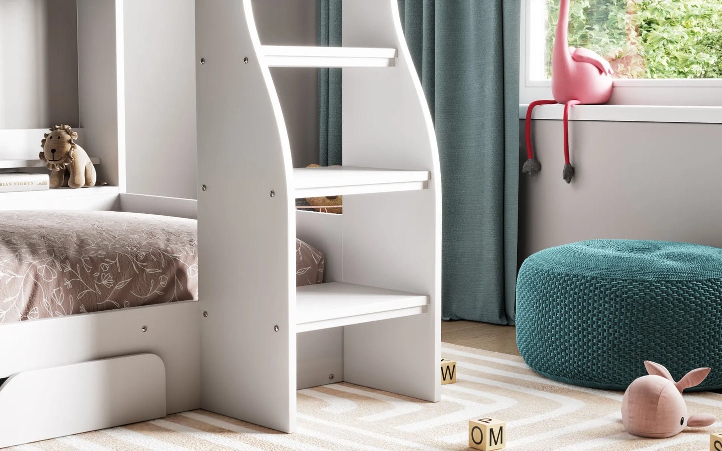 Flair Flick Bunk Bed - White