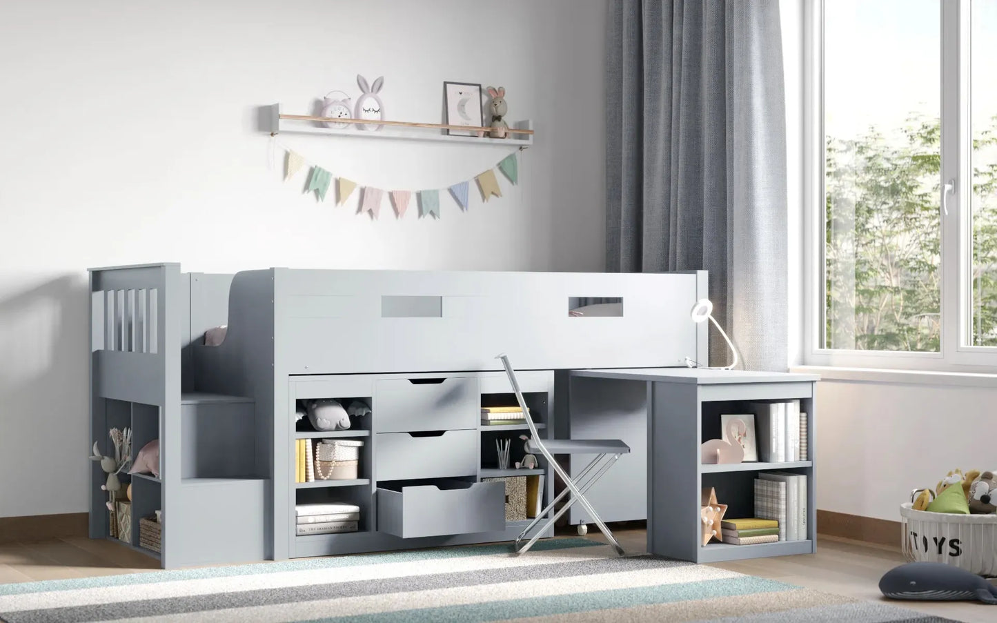 Flair Charlie Mid Sleeper Cabin Bed Set