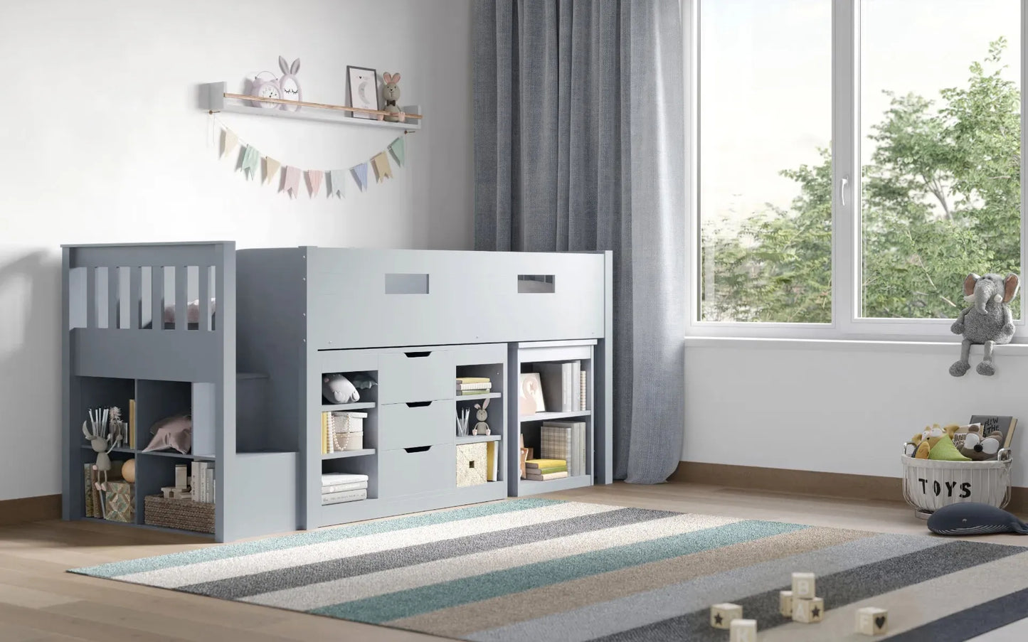 Flair Charlie Mid Sleeper Cabin Bed Set