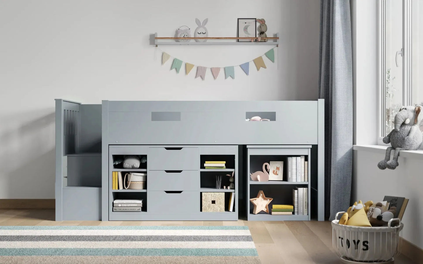 Flair Charlie Mid Sleeper Cabin Bed Set