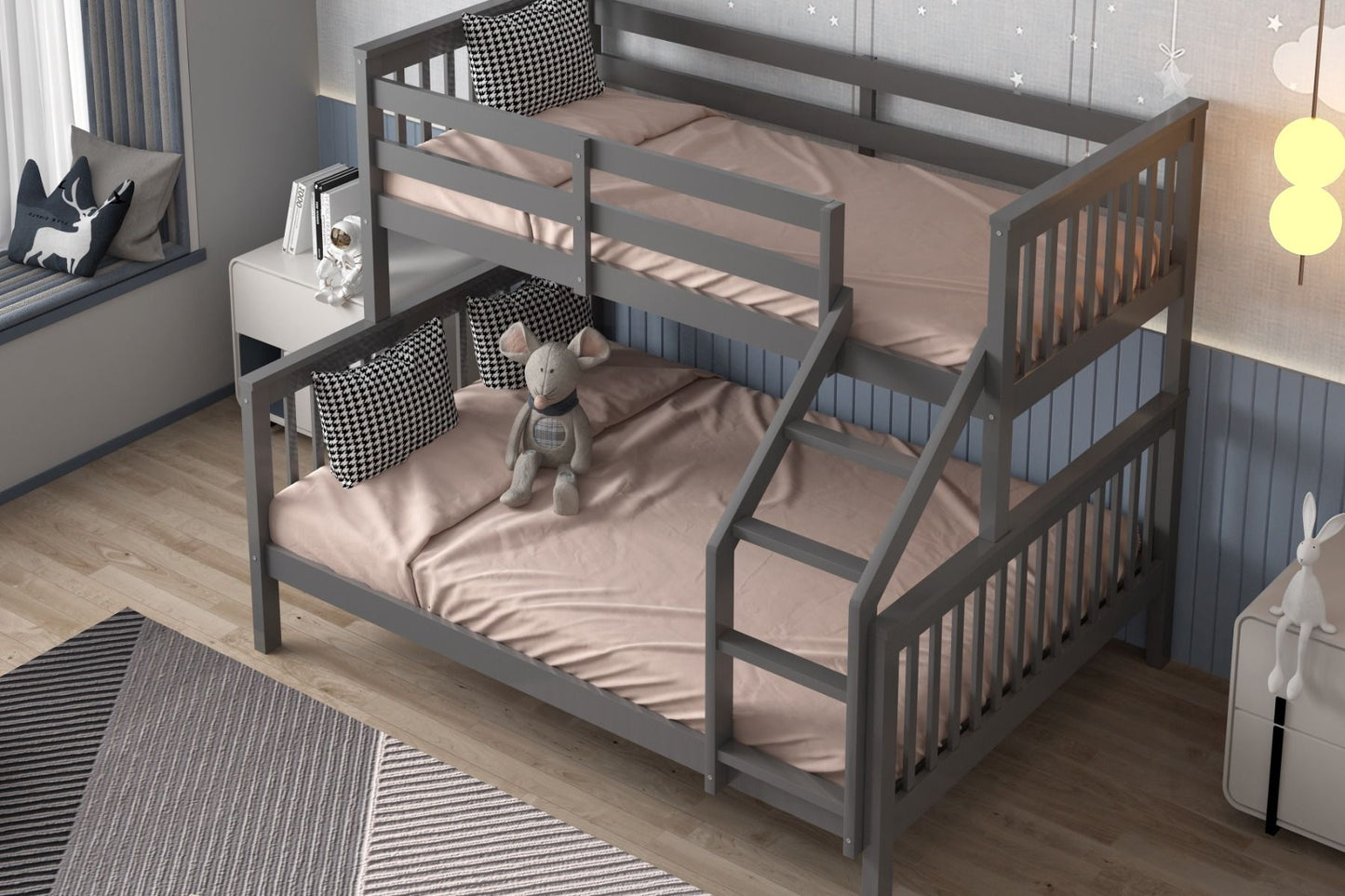 Flair Wooden Zoom Triple Bunk Bed