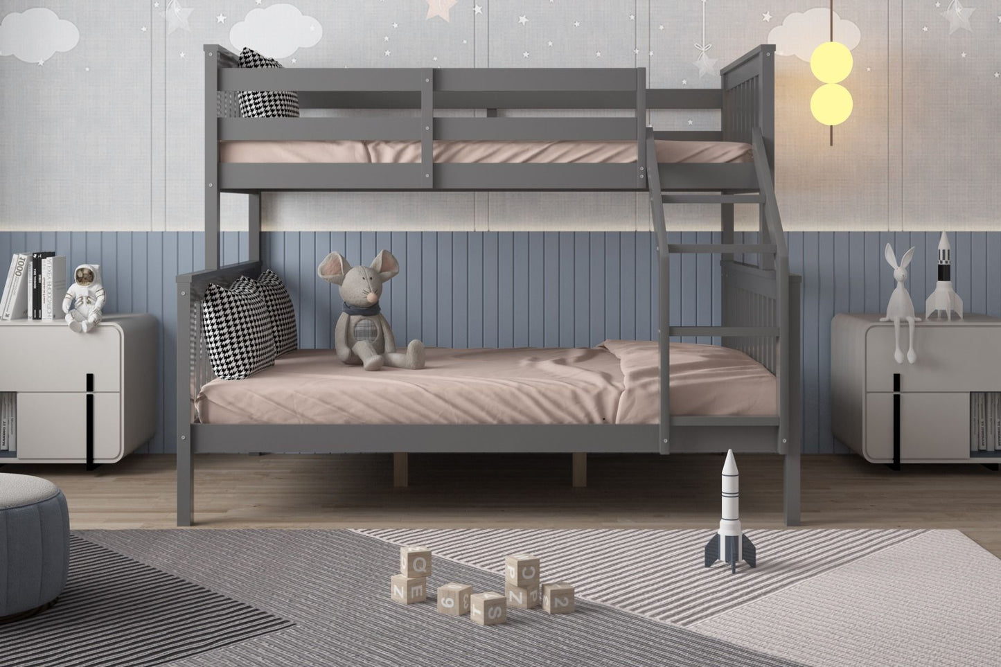 Flair Wooden Zoom Triple Bunk Bed