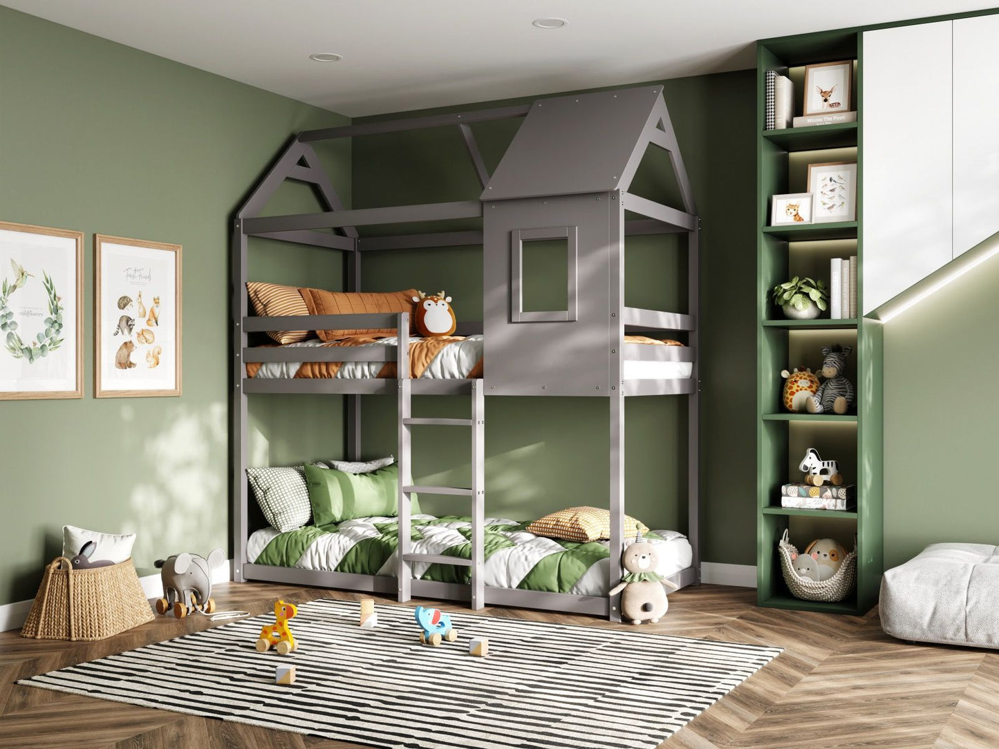 Flair Hideaway Wooden Bunk Bed