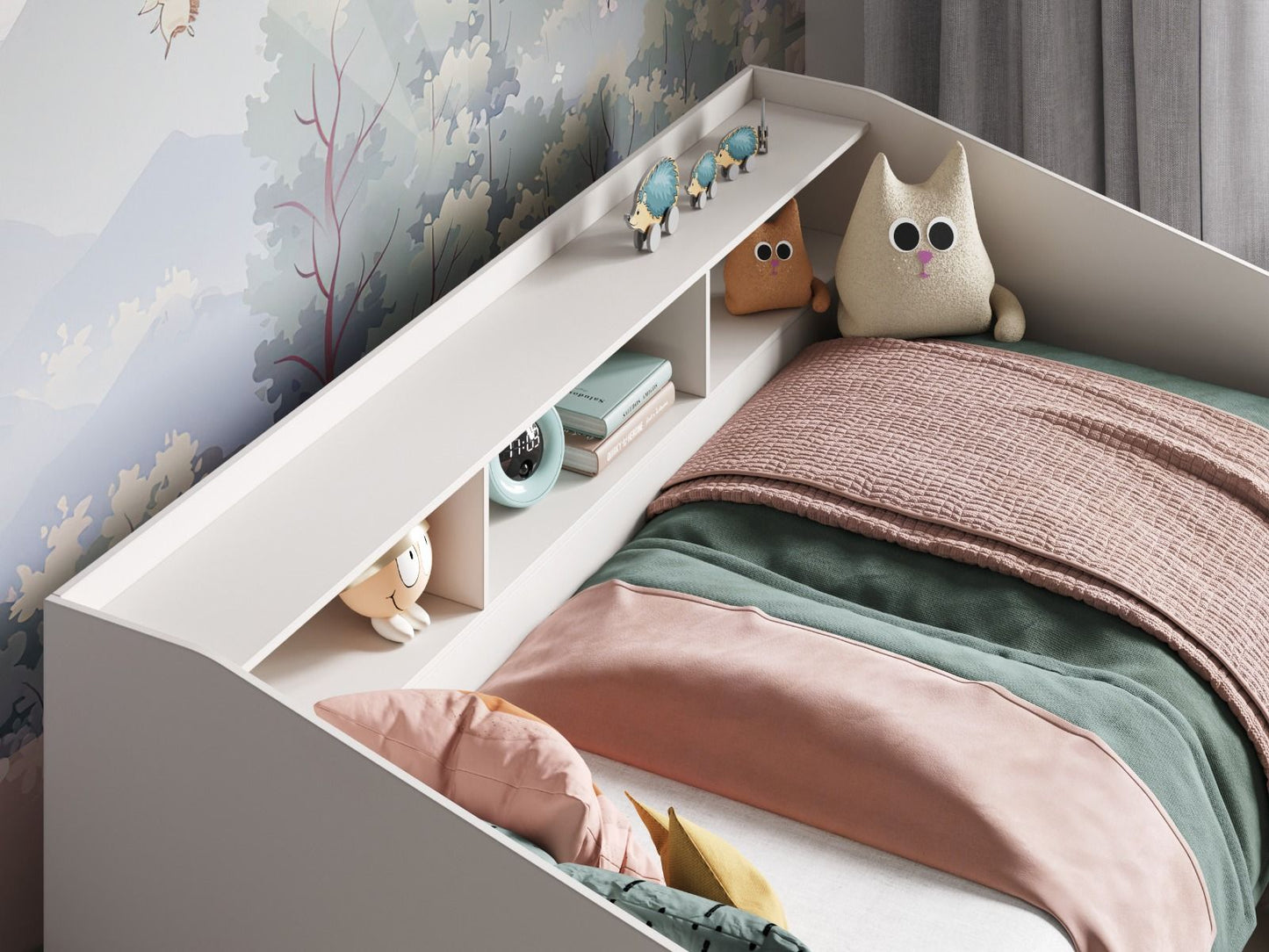 Flair Leni Day Bed with Shelves and Drawers