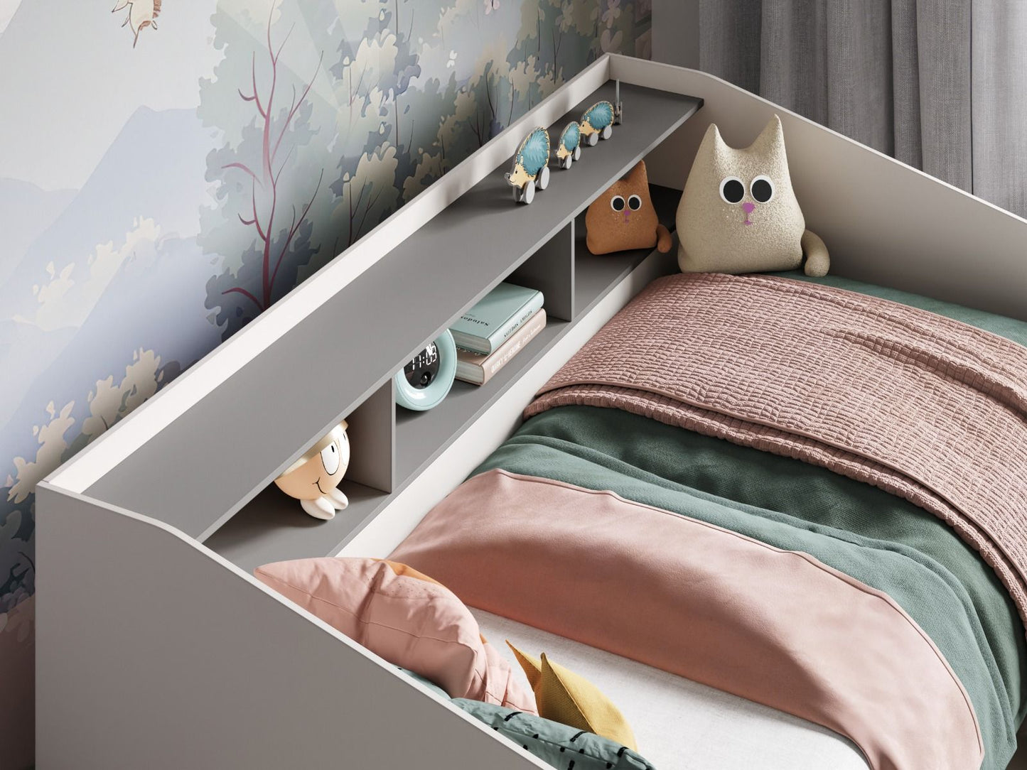 Flair Leni Day Bed with Shelves and Drawers