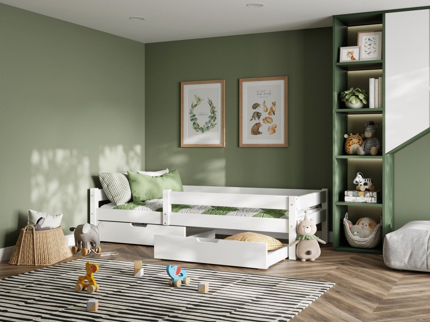 Flair Milo Single Bed with Storage