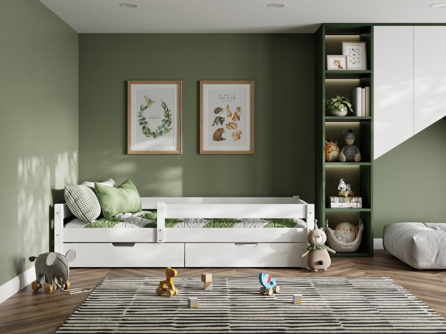 Flair Milo Single Bed with Storage