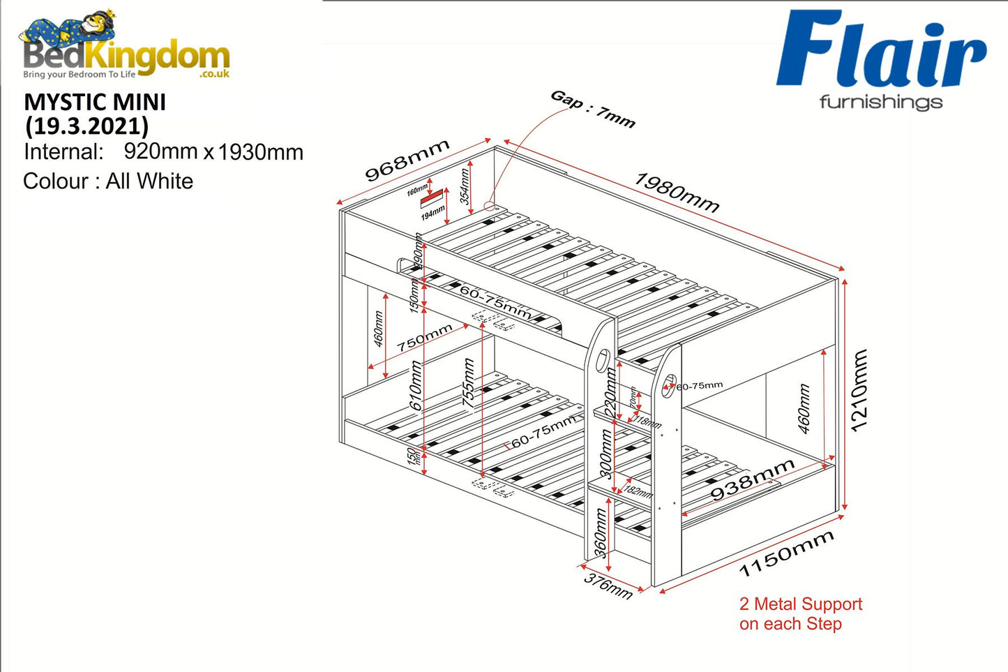 Flair Mystic Low Pod Bunk Bed