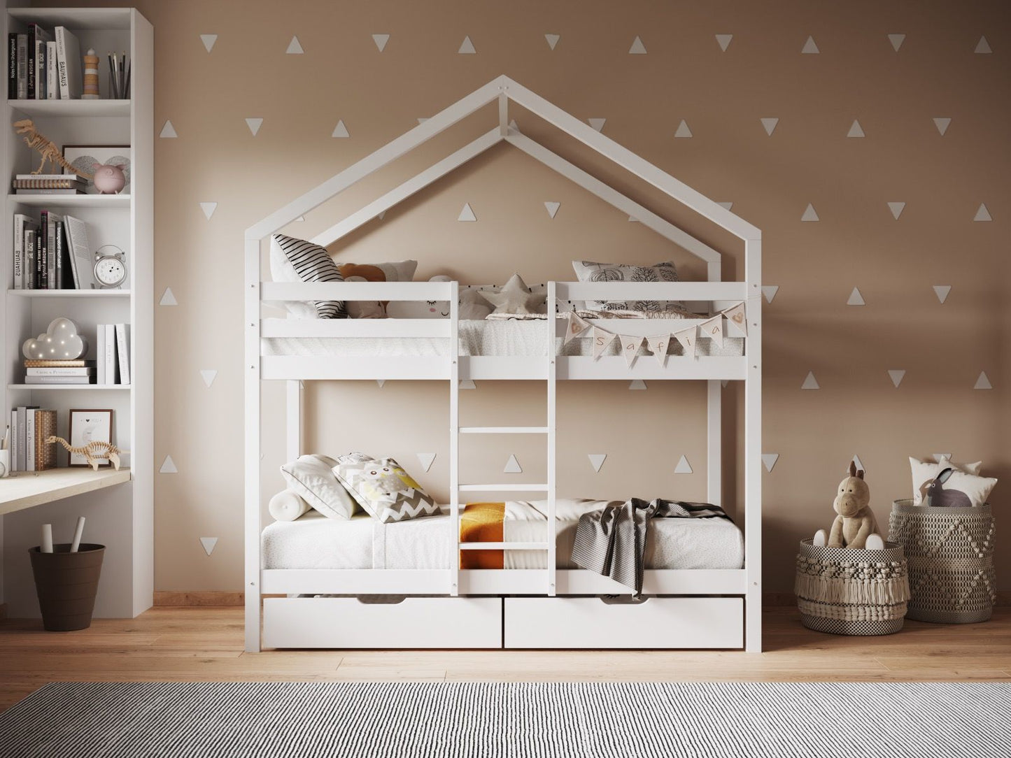Flair Nest House Bunk Bed with Optional Storage