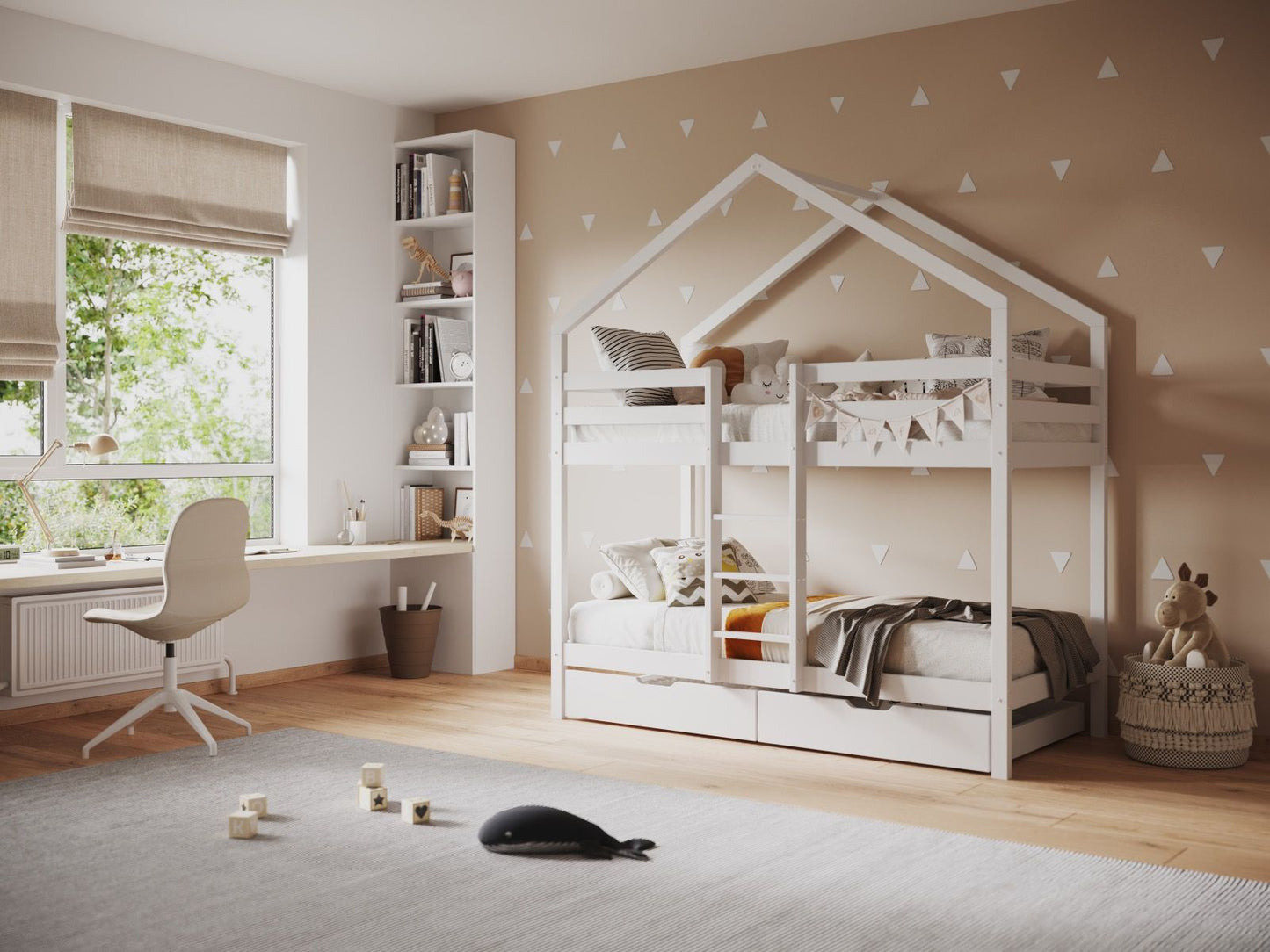 Flair Nest House Bunk Bed with Optional Storage
