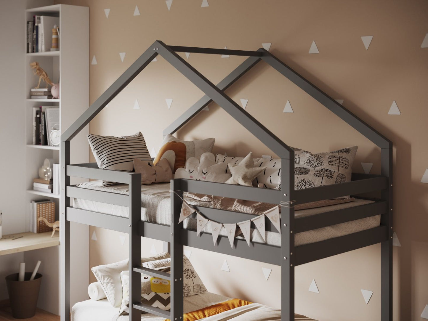 Flair Nest House Bunk Bed with Optional Storage