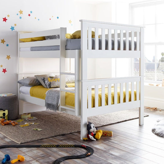 Bedmaster Oslo White Quadruple Bunk Bed