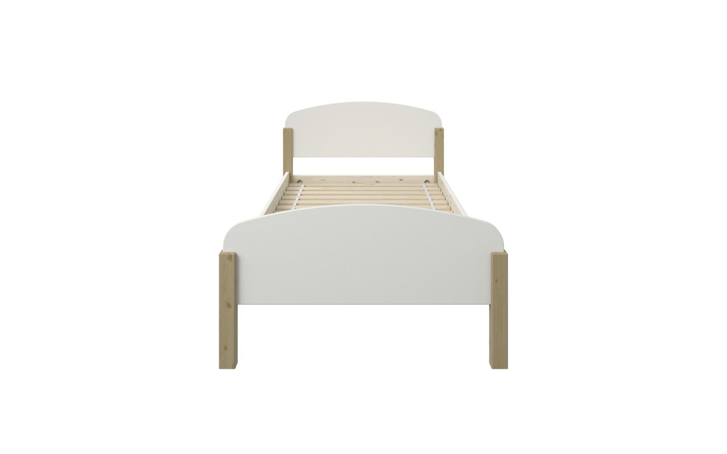 Noomi Seto White and Pine Single Bed (FSC-CERTIFIED)
