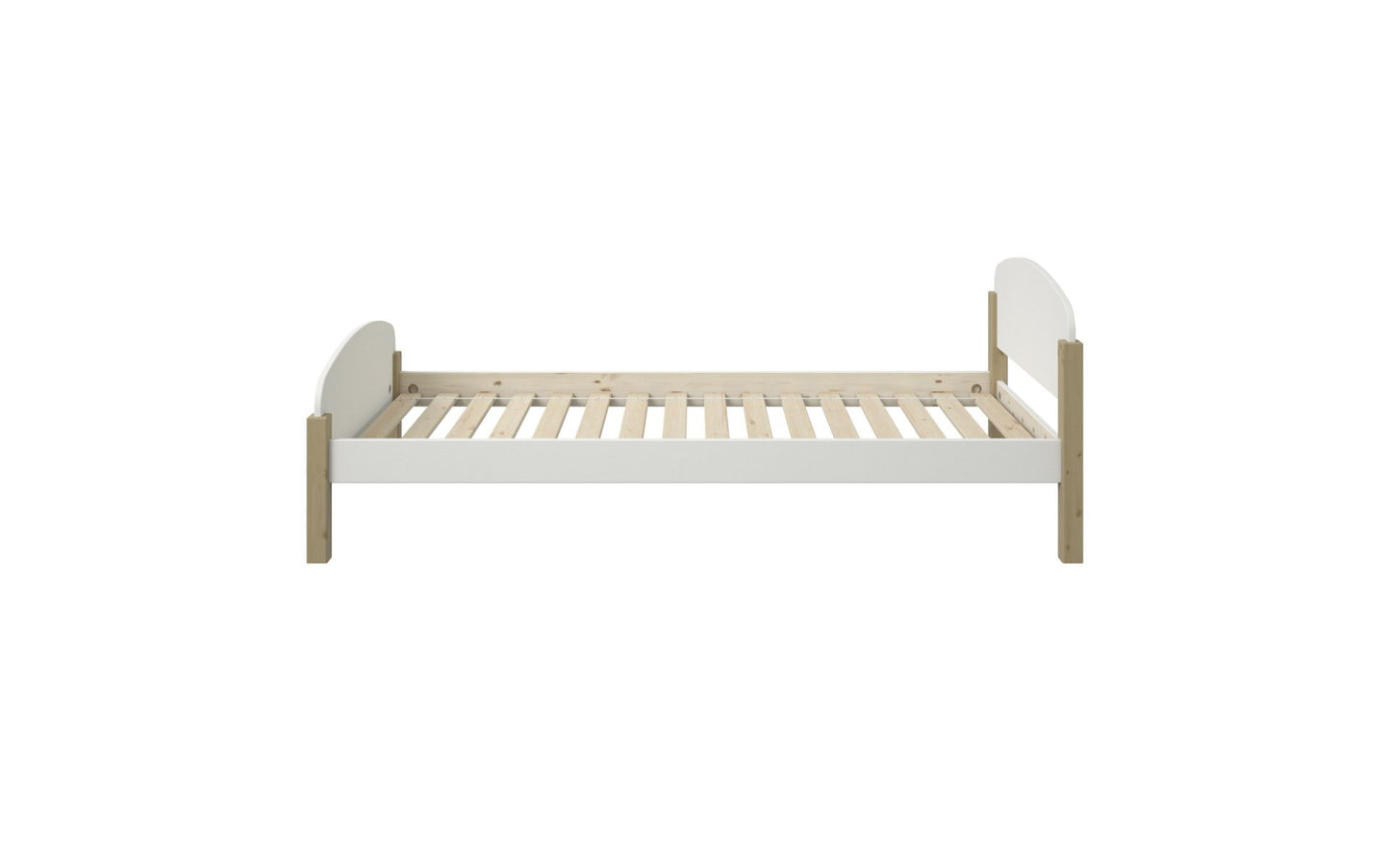 Noomi Seto White and Pine Single Bed (FSC-CERTIFIED)
