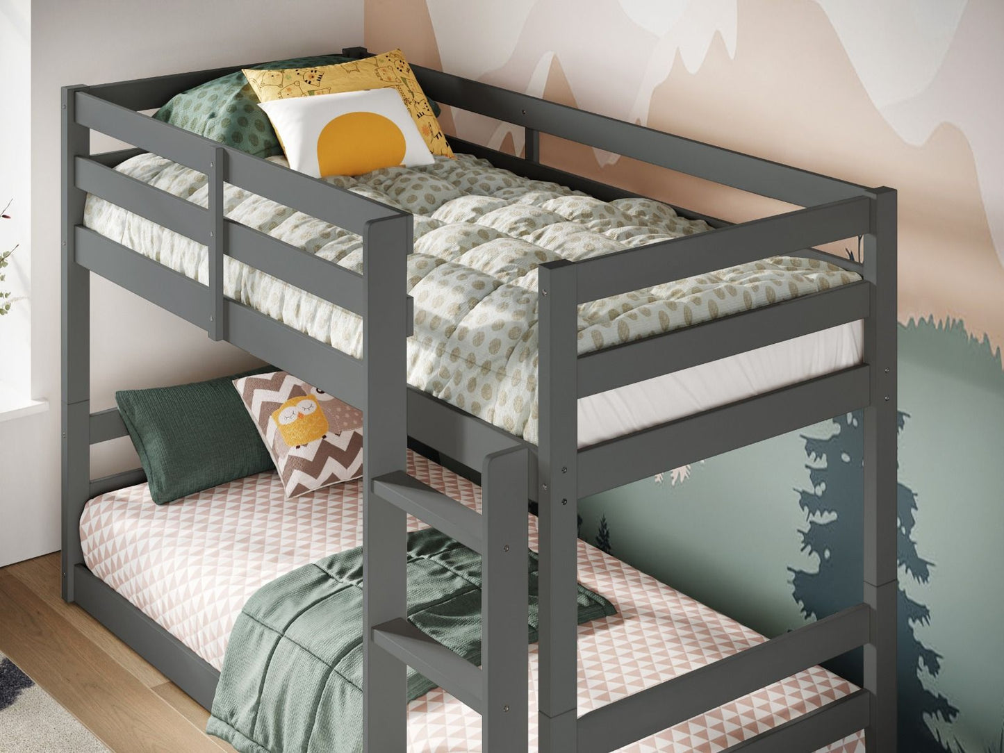 Flair Shasha Low Shorty Wooden Bunk Bed