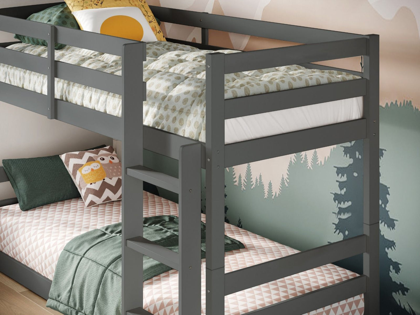 Flair Shasha Low Shorty Wooden Bunk Bed